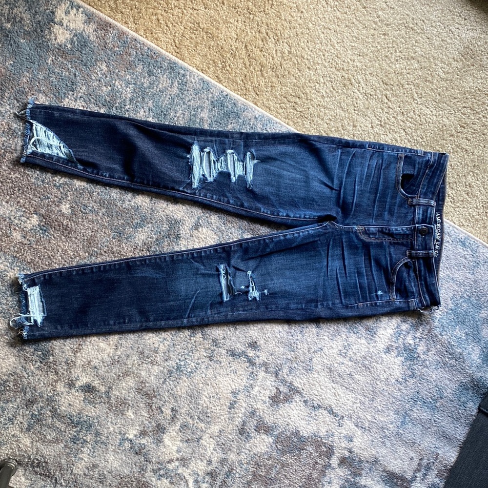 American Eagle High Rise Jegging Crop Pants